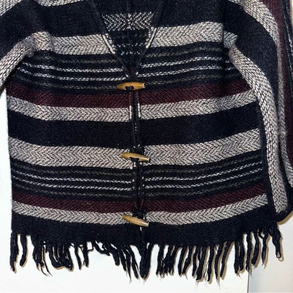 Faherty Womens Wool Cashmere Fringe Boho Cardigan XS/S GUC - Picture 2 of 11